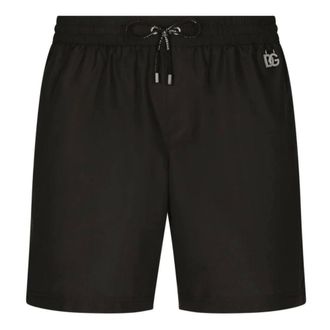 Dolce & Gabbana Logo Tag Zwemshorts Zwart - Heren - Badkleding - Zwart - Maat: 2XL Polyamide