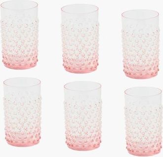 Mrs. Alice Rose Pink Hobnail Glasses at Nordstrom