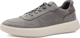 Ecco Move Casual Lace Up Sneaker Mens Shoes Magnet : EU 44 (US Mens 10-10.5) M, Leather