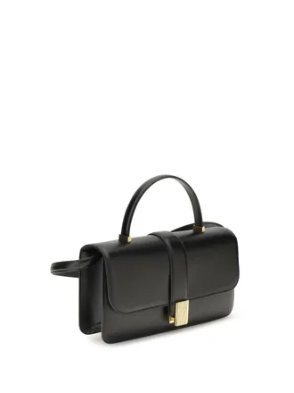 Khaite Blake Suede Top Handle Bag - Black