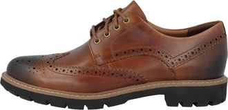 Clarks Mens Batcombe Wing Brogues, Brown, 10 UK