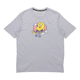 Under Armour Curry Popcorn Short Sleeve Mens Grey 1362001-012