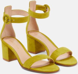 Gianvito Rossi Versilia 60 suede sandals
