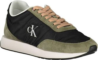 Calvin Klein Colour-Block Retro Runner Sneaker - Black