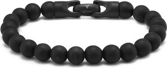 Vincero Mens Black Onyx Beaded Bracelet at Nordstrom, Size Medium