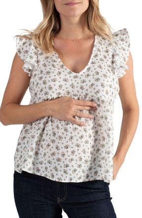 Cache Coeur Butterfly top for pregnancy and breastfeeding Suzanne in Flowers at Nordstrom, Size X-Large