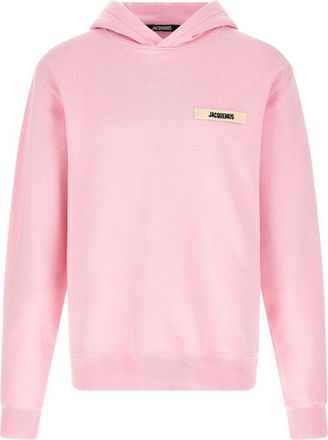 Jacquemus Pastel Pink Cotton Fleece Hoodie