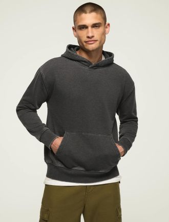 Lucky Brand Mens Venice Burnout French Terry Hoodie