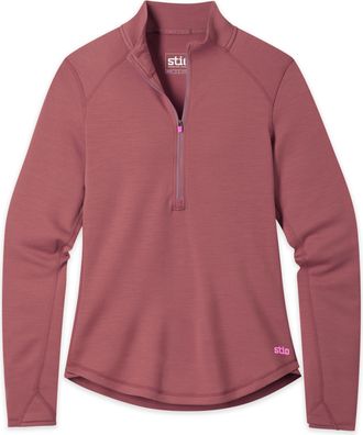 Stio Womens Basis PeakWool Midweight Half Zip