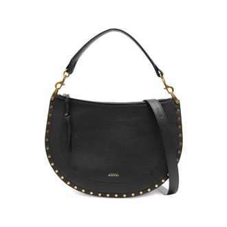 Isabel Marant Oskan Studded Half-moon Crossbody Bag