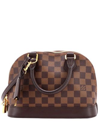 Louis Vuitton Alma Handbag Damier Bb (Authentic Pre-Loved)