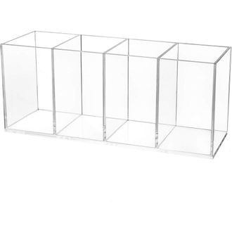 OEM Organizador De Escritorio Para Material De Oficina, Portal&aacute;pices Transparente, F&aacute;cil De Limpiar, Adecuado Para Art&iacute;culos De Oficina Y Estudio (transpa