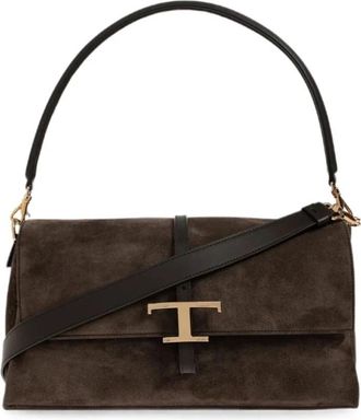 Tod's Shoulder Bags - Dames - Handtassen - Bruin - ONE Size - Tassen