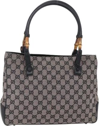 Gucci Pre-owned Handbags, female, Multicolor, Size: ONE SIZE Pre-owned Vintage Canvas Handbag