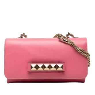 Valentino Pre-owned Vava Voom Schoudertas - Dames - Pre-owned - Roze - Maat: ONE Size Leer