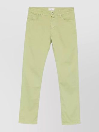 Jacob Cohen straight leg trousers five pocket belt loops