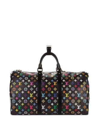 Louis Vuitton x Takashi Murakami Keepall 50 duffle bag - Black