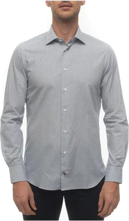 Carrel Casual overhemd - Heren - Casual Overhemden - Wit - 2XS - Katoen - Overhemden