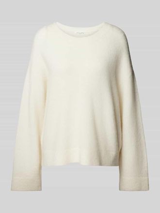 Christian Berg Oversized Strickpullover aus Woll-Alpaka-Mix in Offwhite, Gr&ouml;&szlig;e M