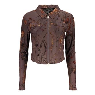 Desigual Bucarest Sweater - Dames - Jassen - Bruin - Maat: S
