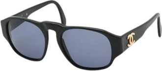 Chanel Pre-owned Accessories, female, Black, Size: ONE SIZE Pre-owned Plastic sunglasses