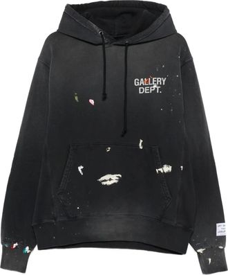 Gallery Dept. Hoodie met logo - Zwart