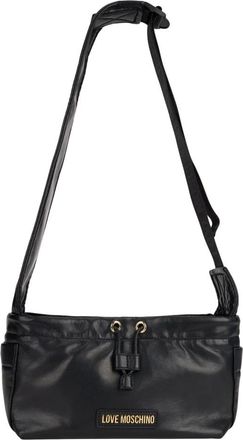 Love Moschino Bolso de Hombro con Cierre de Cord&oacute;n - Bags - Mujer - Negro - ONE SIZE