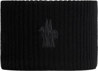 Moncler Moncler Wool Headband, Women, Black, Size: One Size