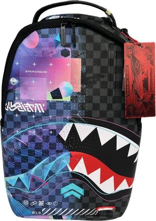 Sprayground Rick and Morty Portal Jumping Unisex Blue Shoulder Straps Bag SPR264
