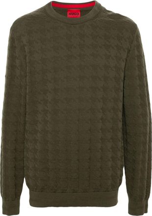 HUGO BOSS organic cotton jumper - men - Organic Cotton - S - Green