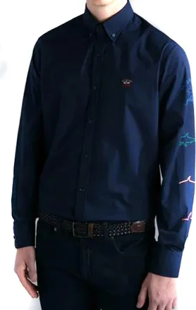 Paul & Shark Paul Shark Hemden Blau