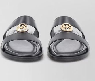 Michael Kors flat sole open toe leather sandals