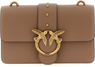 Pinko Pinko, Dames, Tassen, Beige, Maat: ONE Size Katoen