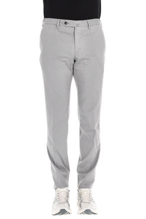 Pantaloni Torino Super Slim Fit Cotton-Silk Trousers