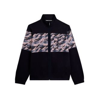 Freddy Felpa collo alto full zip uomo inserto camouflage