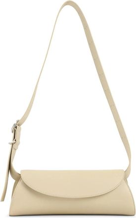 Jil Sander Sm Cannolo Handbag - Heren - Schoudertassen - Beige - ONE Size - Leer - Tassen