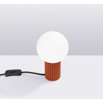 Wonderlamp L&aacute;mpara De Mesa Mido Rojo