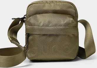 HUGO BOSS Mens Check fabric shoulder bag