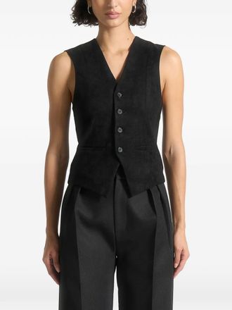 Mani&egrave;re De Voir Christine waistcoat - Black