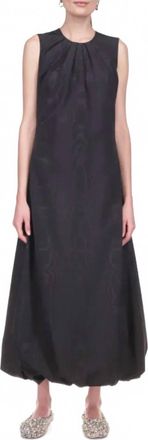 Marina Moscone Bubble Sheath Midi Dress In Black