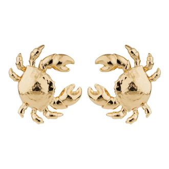 Gas Bijoux Krabe Stud Oorbellen - Dames - Oorbellen - Geel - ONE Size - Accessoires