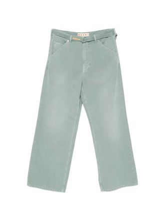 Marni Hose mit weitem Bein und G&uuml;rtel