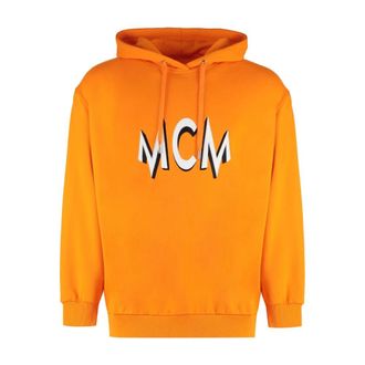 MCM Mcm, Hombre, Sudaderas, Naranja, Talla: M