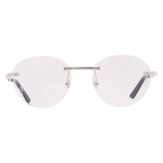 Cartier Santos de Cartier Demo Round Mens Eyeglasses CT0109O 002 53