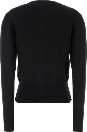 Vivienne Westwood Womens Bea Cardigan Black Cotton Cashmere