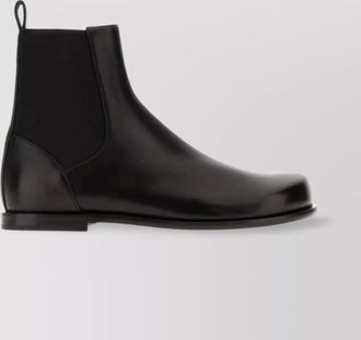 Fendi lamb leather chelsea ankle boots