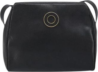 Celine Pre-owned Cross Body Bags, female, Black, Size: ONE SIZE Pre-owned Leather Cross Body Bag