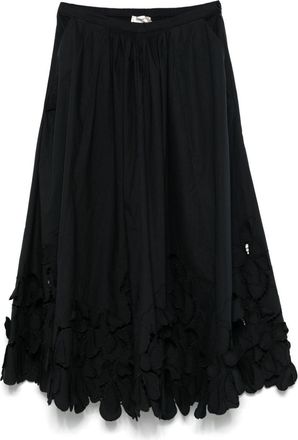Forte_Forte Forte_Forte Embroidered Cotton Skirt