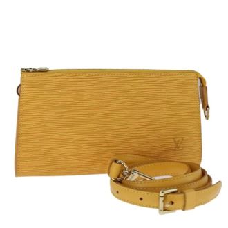 Louis Vuitton Pre-owned Cross Body Bags, female, Yellow, Size: ONE SIZE Pre-owned Vintage Cross Body Bag