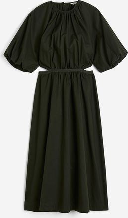 H&M Kleid mit Cut-out - Green